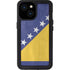 Bosnia and Herzegovina Flag Distressed iPhone 15 Waterproof Case